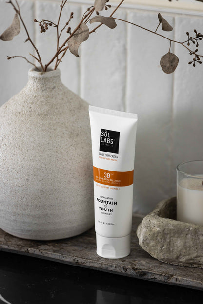 SOL LABS® Natural Mineral SPF 30 Daily Sunscreen Lotion - Broad Spectrum UVA/UVB Protection &amp; Hydrating Formula