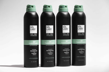 SOL LABS® Natural Mineral SPF 50 Sheer Mist - Broad Spectrum UVA/UVB Protection &amp; Hydrating Formula