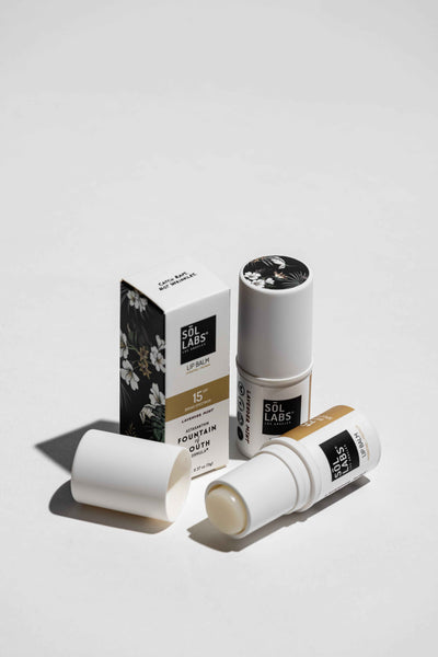 SOL LABS® SPF 15 Hydrating Lavender Mint Lip Balm: Natural, Nourishing & K-Beauty Inspired Sun Protection