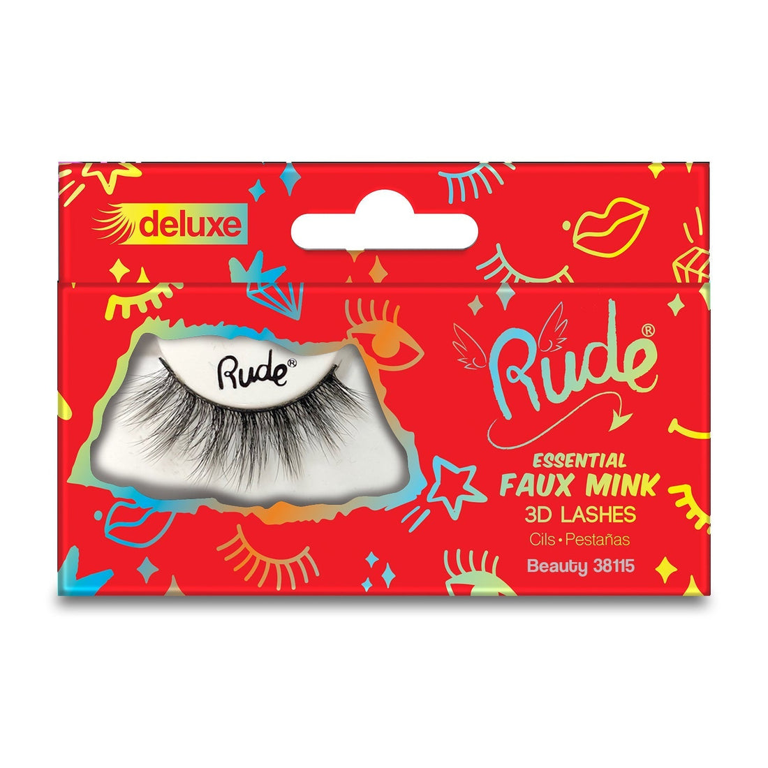 RUDE Essential Faux Mink Deluxe 3D Lashes - Beauty 