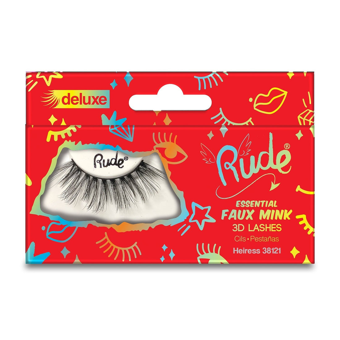 RUDE Essential Faux Mink Deluxe 3D Lashes - Heiress 