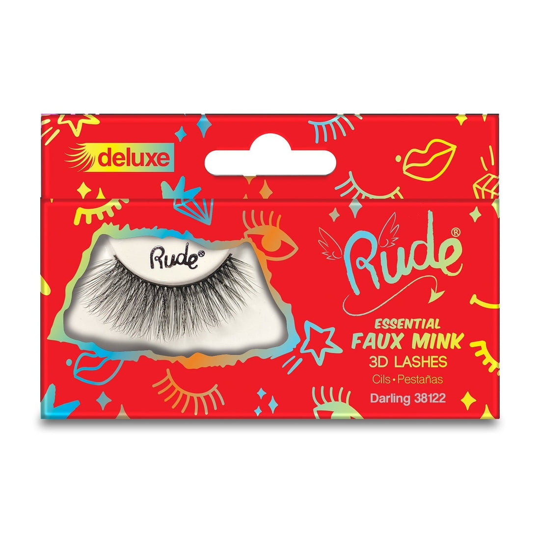 RUDE Essential Faux Mink Deluxe 3D Lashes - Darling 