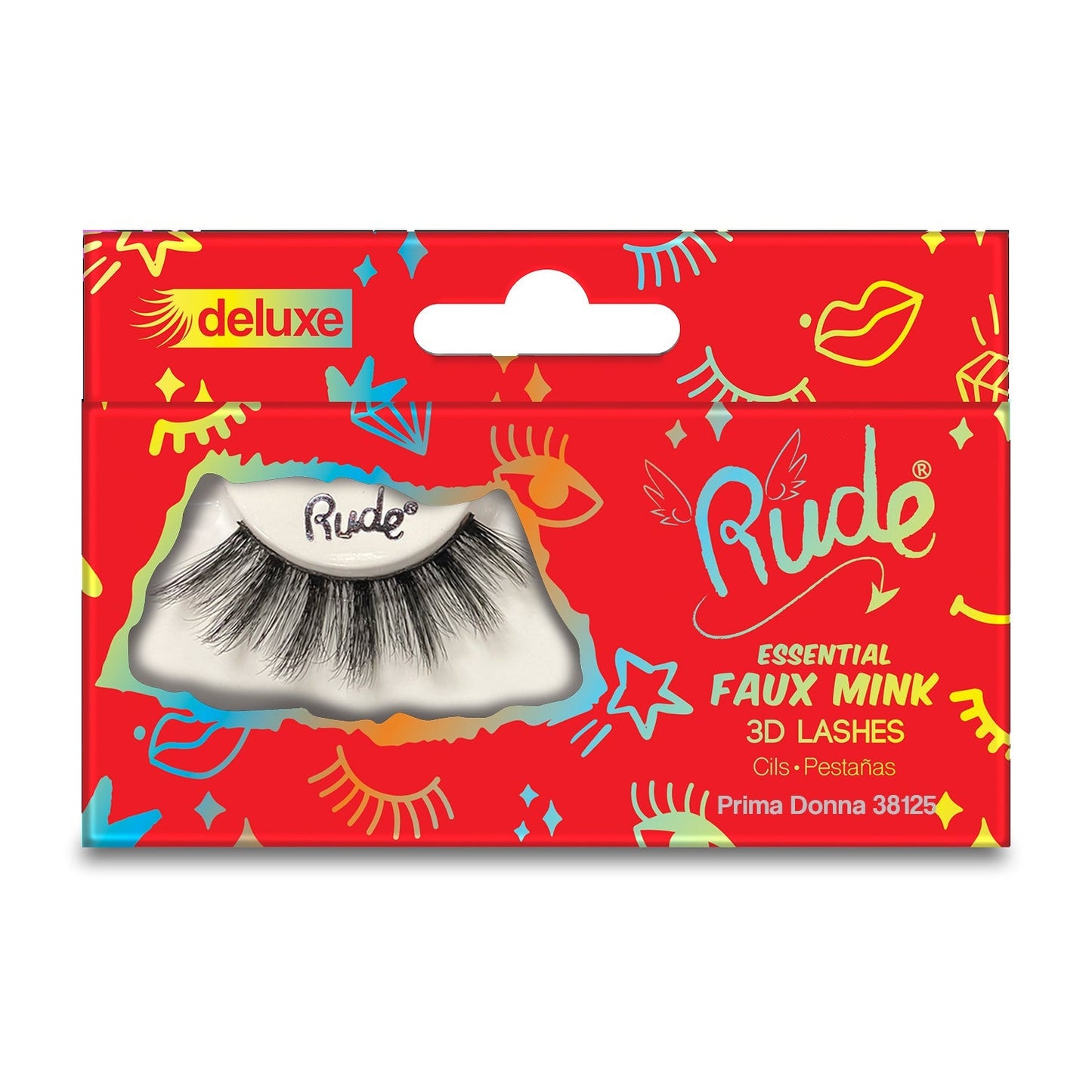 RUDE Essential Faux Mink Deluxe 3D Lashes - Prima Donna - DestGlow