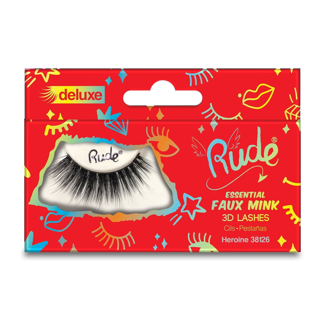RUDE Essential Faux Mink Deluxe 3D Lashes - Heroine 