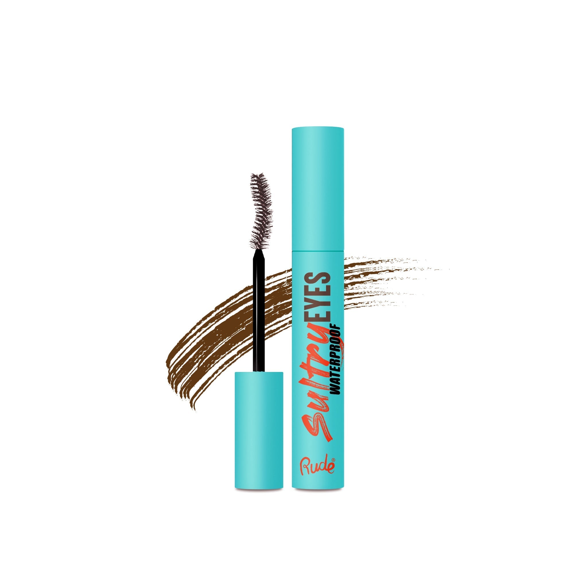 RUDE Sultry Eyes - Waterproof Mascara - Brown - DestGlow