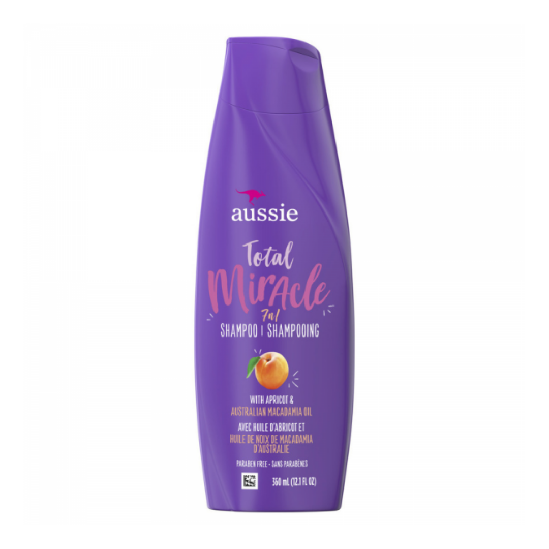 Aussie Total Miracle 7n1 Shampoo with Macadamia Oil (12.1oz)  DestGlow