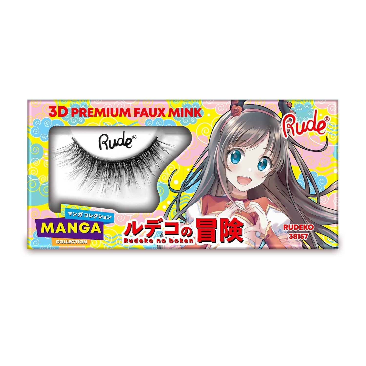 RUDE Manga 3D Faux Mink Lashes - Rudeko - DestGlow
