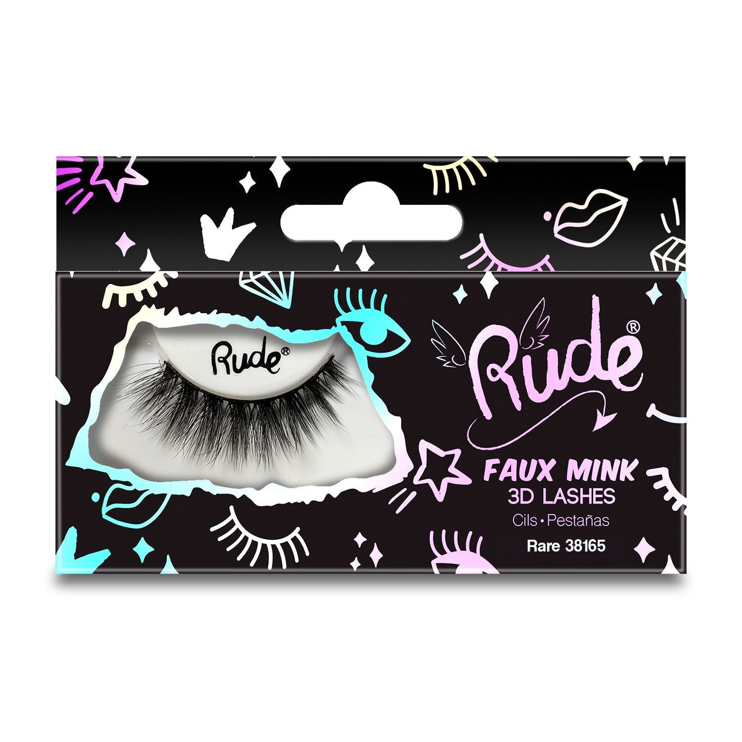 RUDE Essential Faux Mink 3D Lashes - Rare - DestGlow