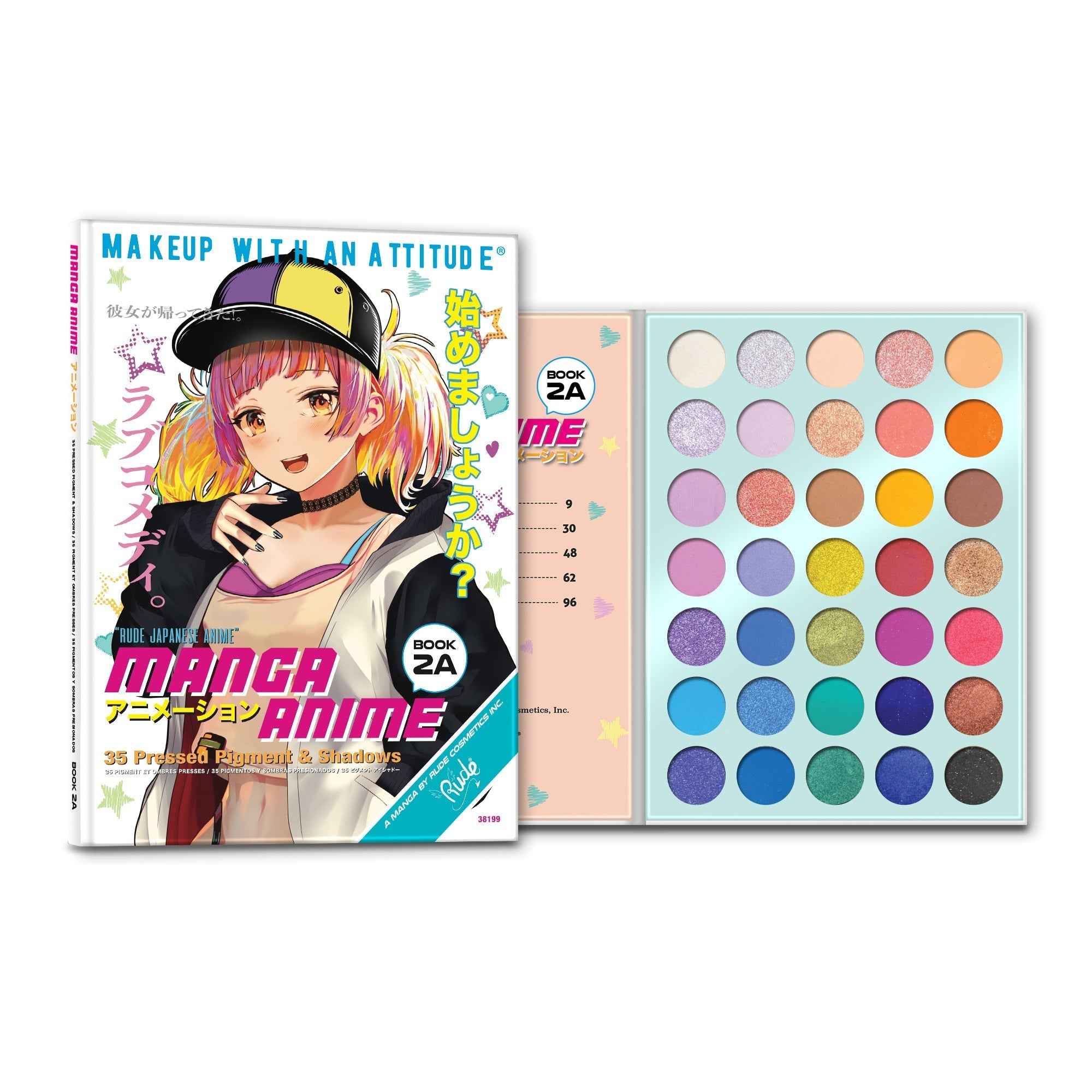 RUDE Manga Anime 35 Pressed Pigment &amp; Shadows Book 2A