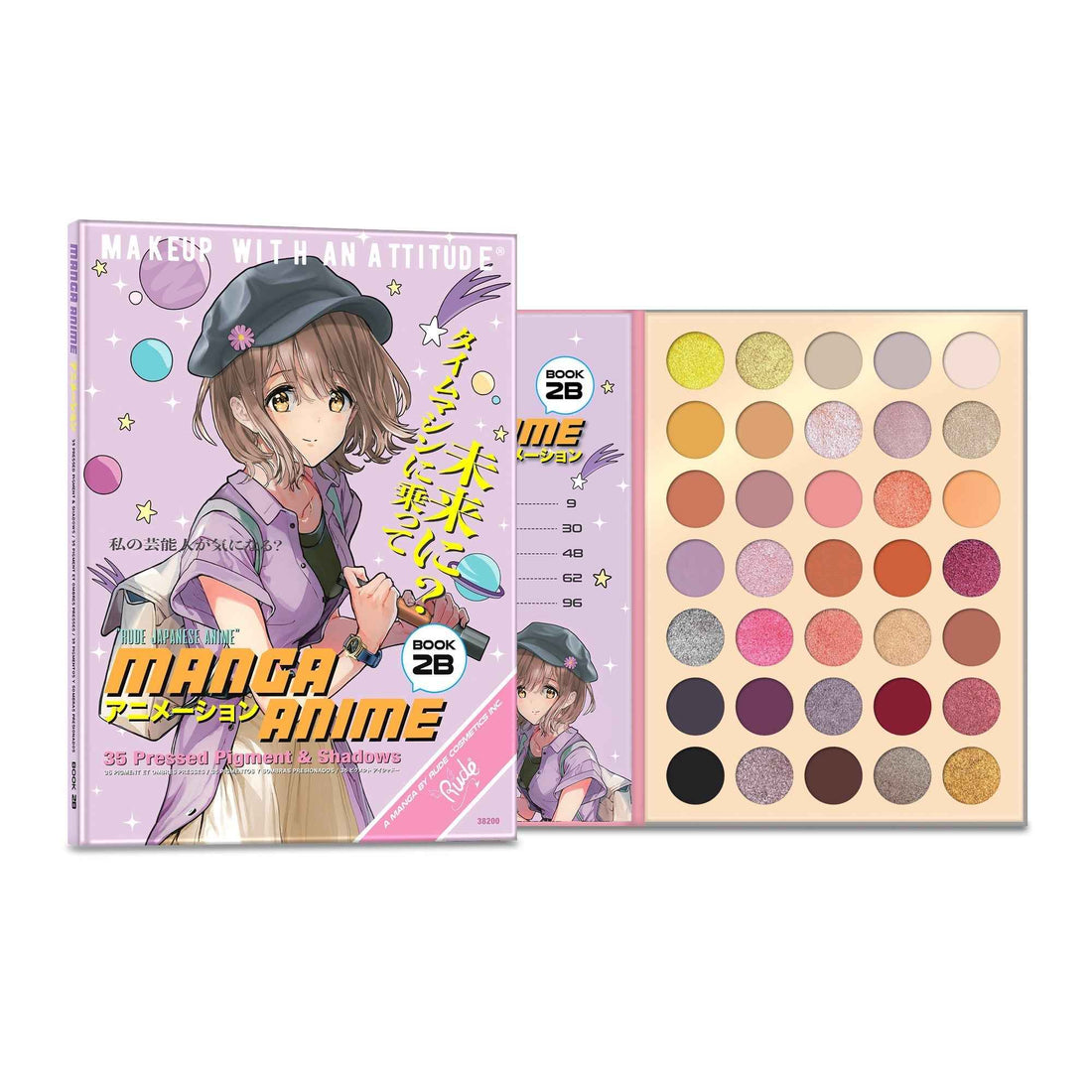 RUDE Manga Anime 35 Pressed Pigment &amp; Shadows Book 2B