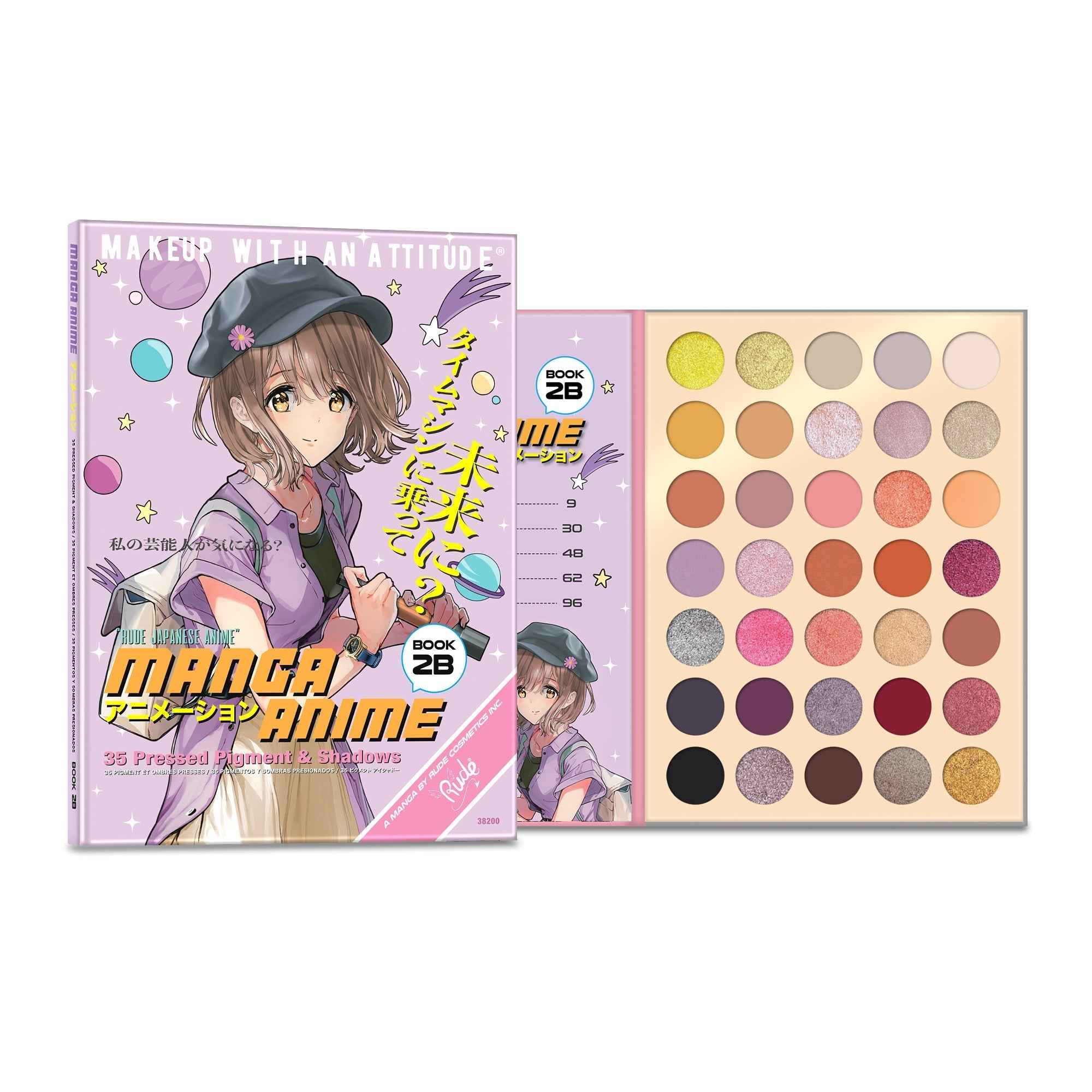 RUDE Manga Anime 35 Pressed Pigment &amp; Shadows Book 2B