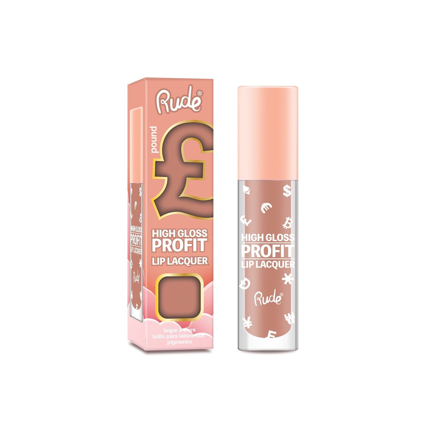 RUDE High Gloss Profit Lip Lacquer - Pound - DestGlow