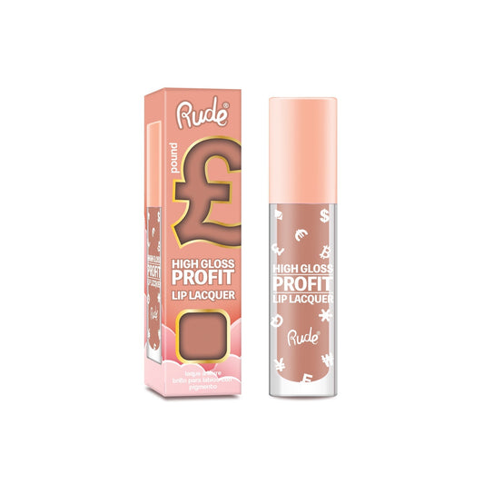 RUDE High Gloss Profit Lip Lacquer - Pound - DestGlow