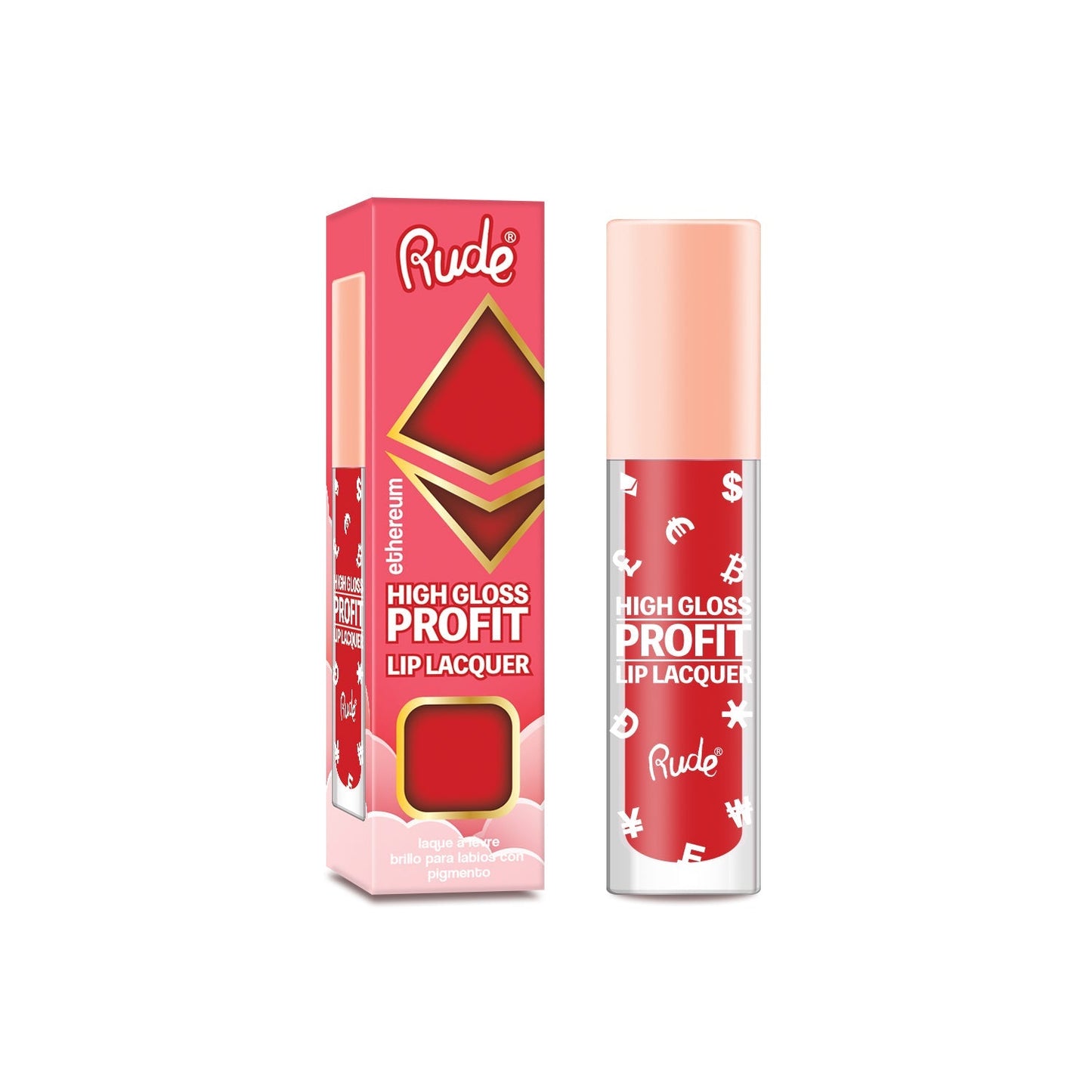 RUDE High Gloss Profit Lip Lacquer - Ethereum - DestGlow
