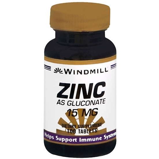 Windmill Zinc As Gluconate 15 Mg by Pasteur Pharmacy