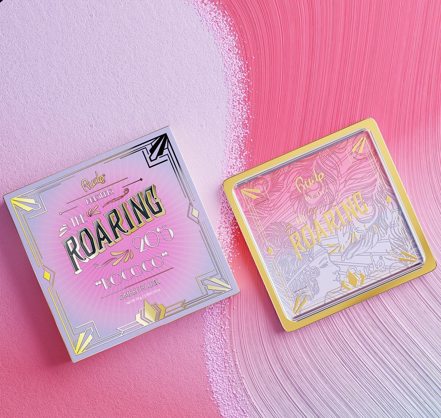 RUDE The Roaring 20's Ombre Blush - Rococo - DestGlow