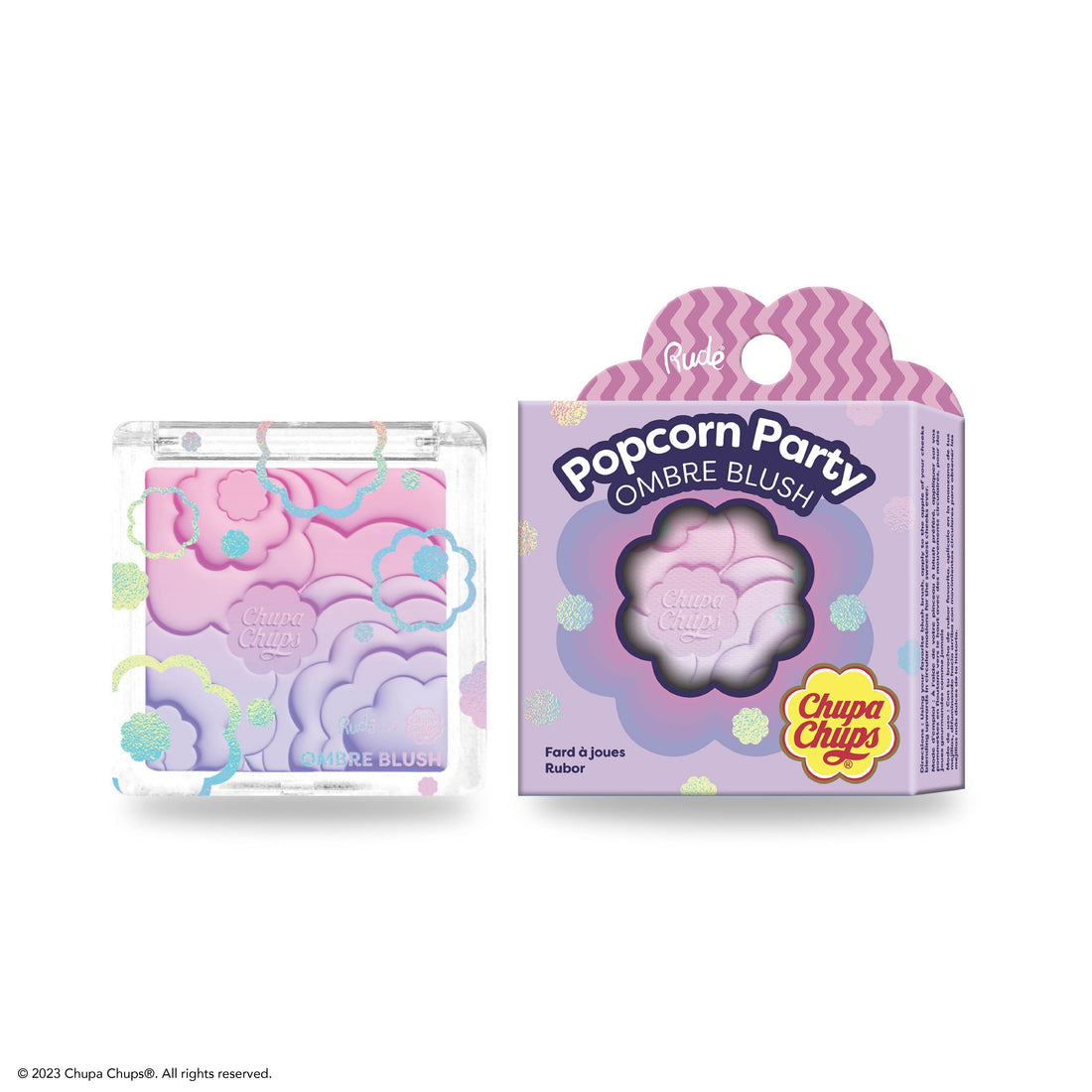 RUDE Chupa Chups Popcorn Party Ombre Blush - Champagne Grape 