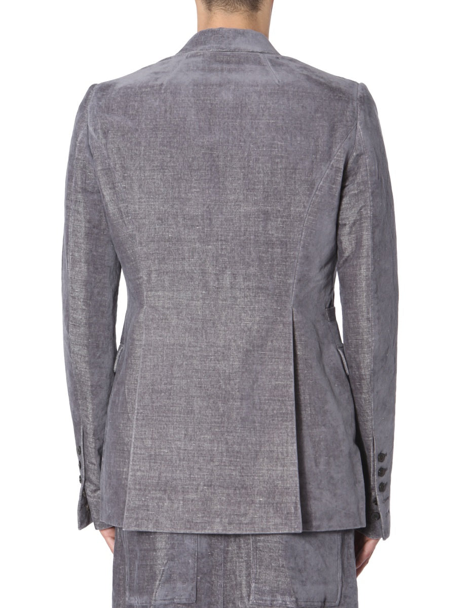 Rick Owens Men Single-Breasted Jacket by Luosophy