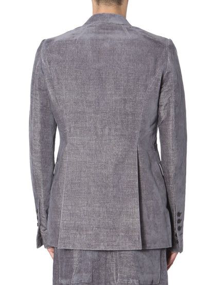 Rick Owens Men Single-Breasted Jacket by Luosophy