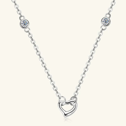 Sparkala™ 925 Sterling Silver Heart Necklace by Sparkala