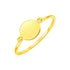 14k Yellow Gold Ring with Polished Oval  DestGlow