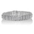 14K White Gold 5.0 Cttw Round Brilliant Cut Diamond 7" S Wave Serpentine Tennis Bracelet (H-I Color, I1-I2 Clarity) by Bids.com