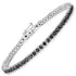 3.15 Carat Genuine Black Diamond .925 Sterling Silver Bracelet by Bids.com