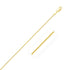 14k Yellow Gold Round Snake Chain 0.9mm by Bids.com