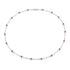 2.34 Carat Genuine Ruby .925 Sterling Silver Necklace by Bids.com