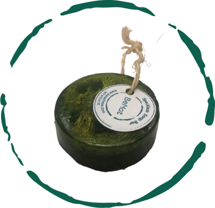 Speckless Soap Bar. Chia, Lemon, Parsley, and Coconut Oil. - DestGlow