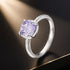 925 Sterling Silver Ring with Pavé Setting CZ, Size 6.0  DestGlow