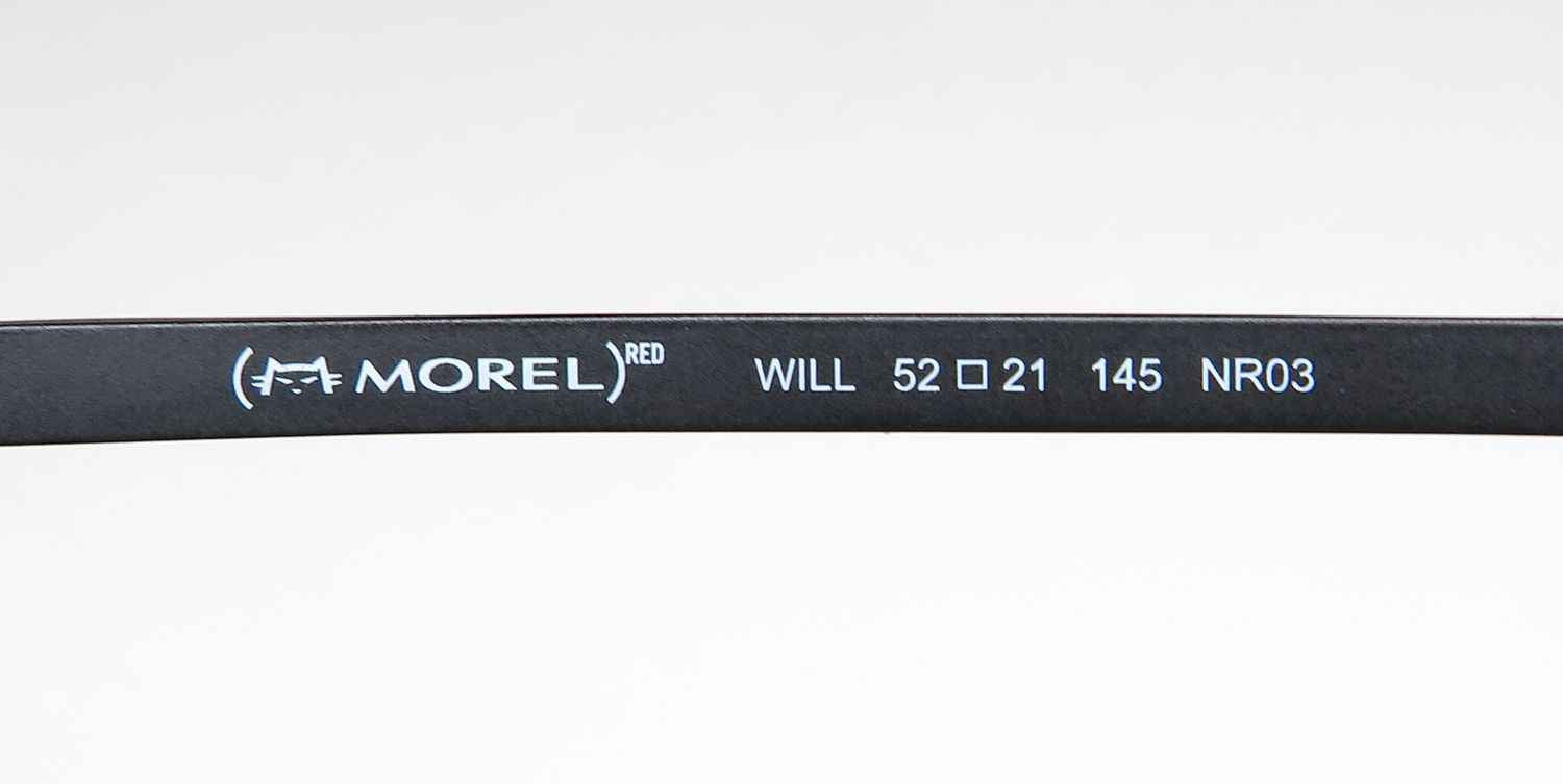 Morel Red Will 90014c Eyeglasses