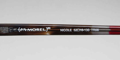 Morel Red Nicole 90038c Eyeglasses
