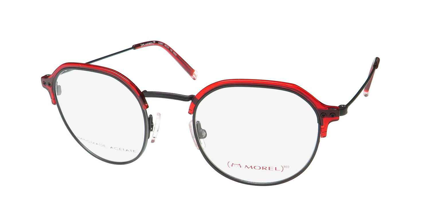 Morel Red Casey 90015c Eyeglasses