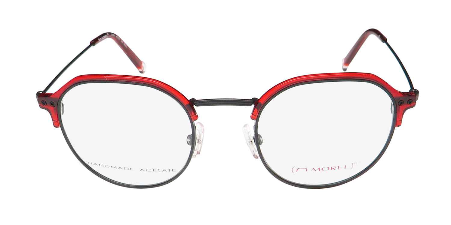 Morel Red Casey 90015c Eyeglasses