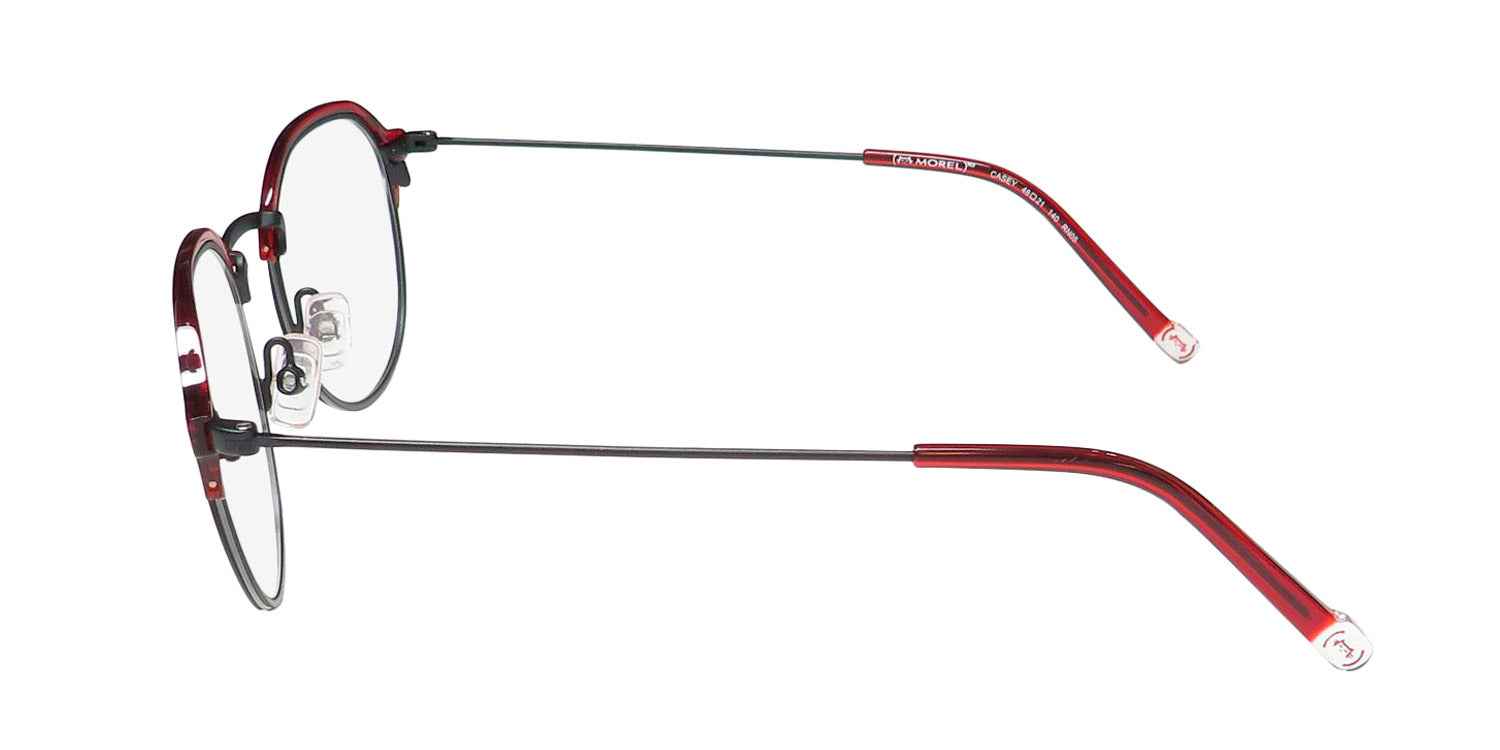 Morel Red Casey 90015c Eyeglasses