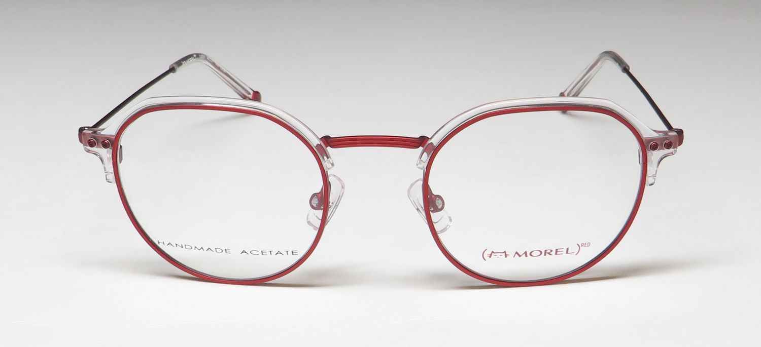 Morel Red Casey 90015c Eyeglasses