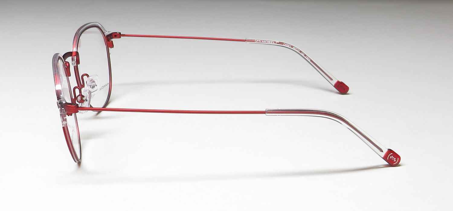 Morel Red Casey 90015c Eyeglasses