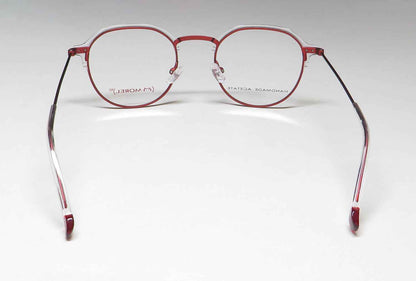 Morel Red Casey 90015c Eyeglasses