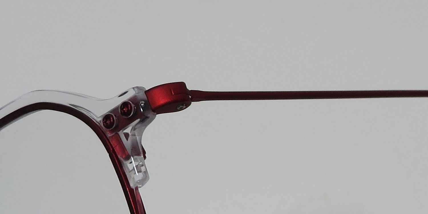 Morel Red Casey 90015c Eyeglasses