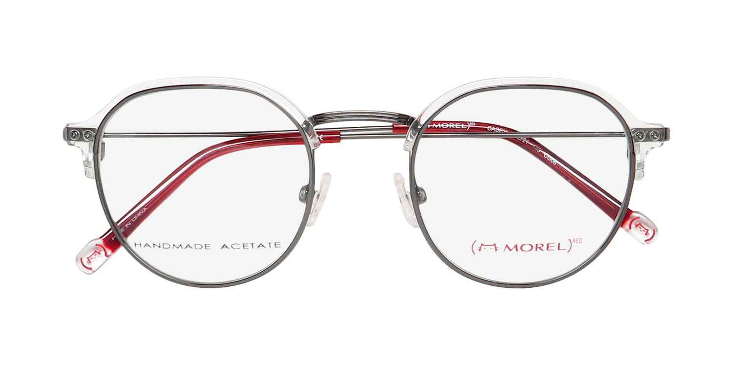Morel Red Casey 90015c Eyeglasses