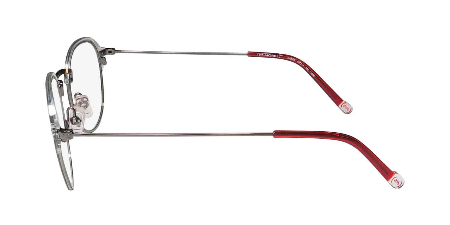 Morel Red Casey 90015c Eyeglasses