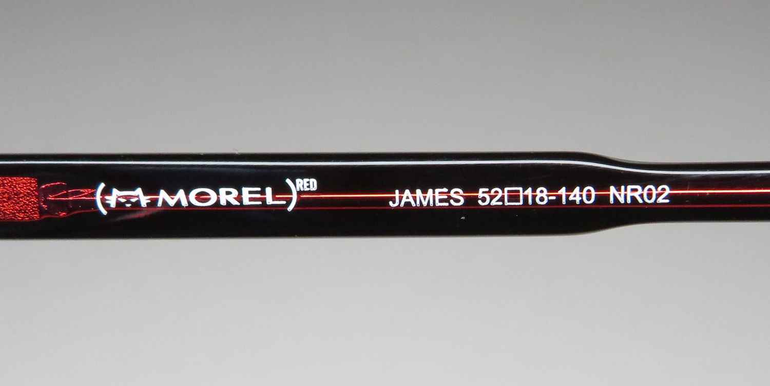 Morel Red James 90036c Eyeglasses