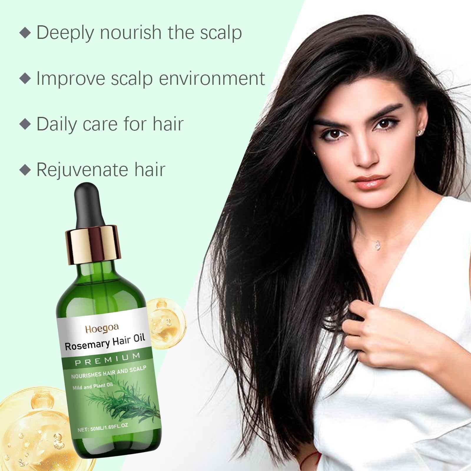 Rosemary Oil Hair Essential Oil Strengthens, Softens And Nourishes Hair Care Rosemary Oil Essential Oil