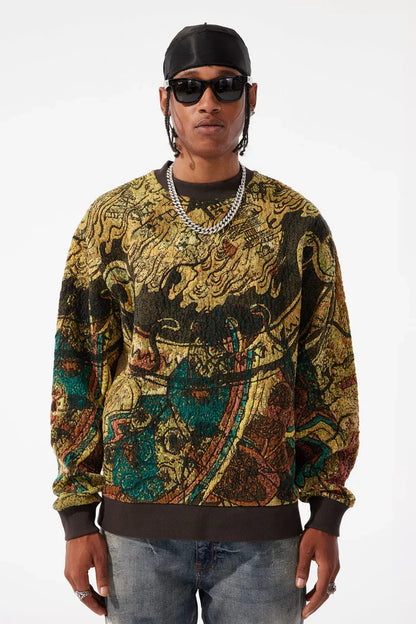 Jordan Craig Tapestry Crewneck - Catfish by Denim Exchange