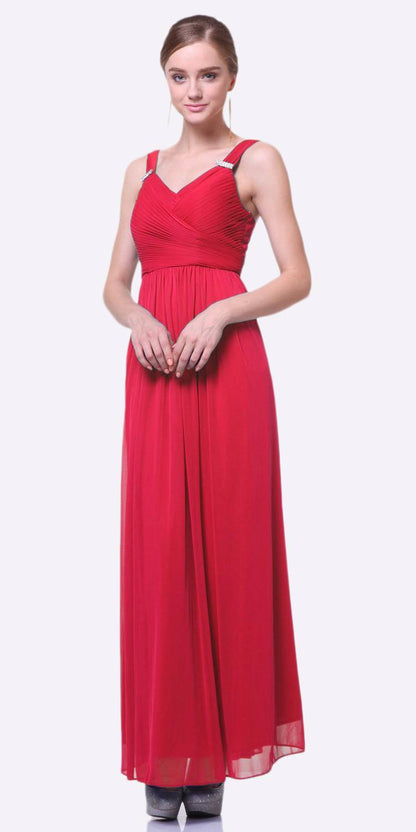 CLEARANCE - Cinderella Divine 3984 Long Chiffon Dress Sleeveless (Size XL) by DiscountDressShop