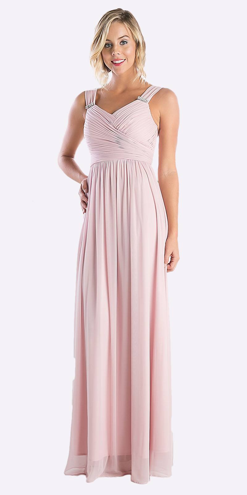 CLEARANCE - Cinderella Divine 3984 Long Chiffon Dress Sleeveless (Size XL) by DiscountDressShop