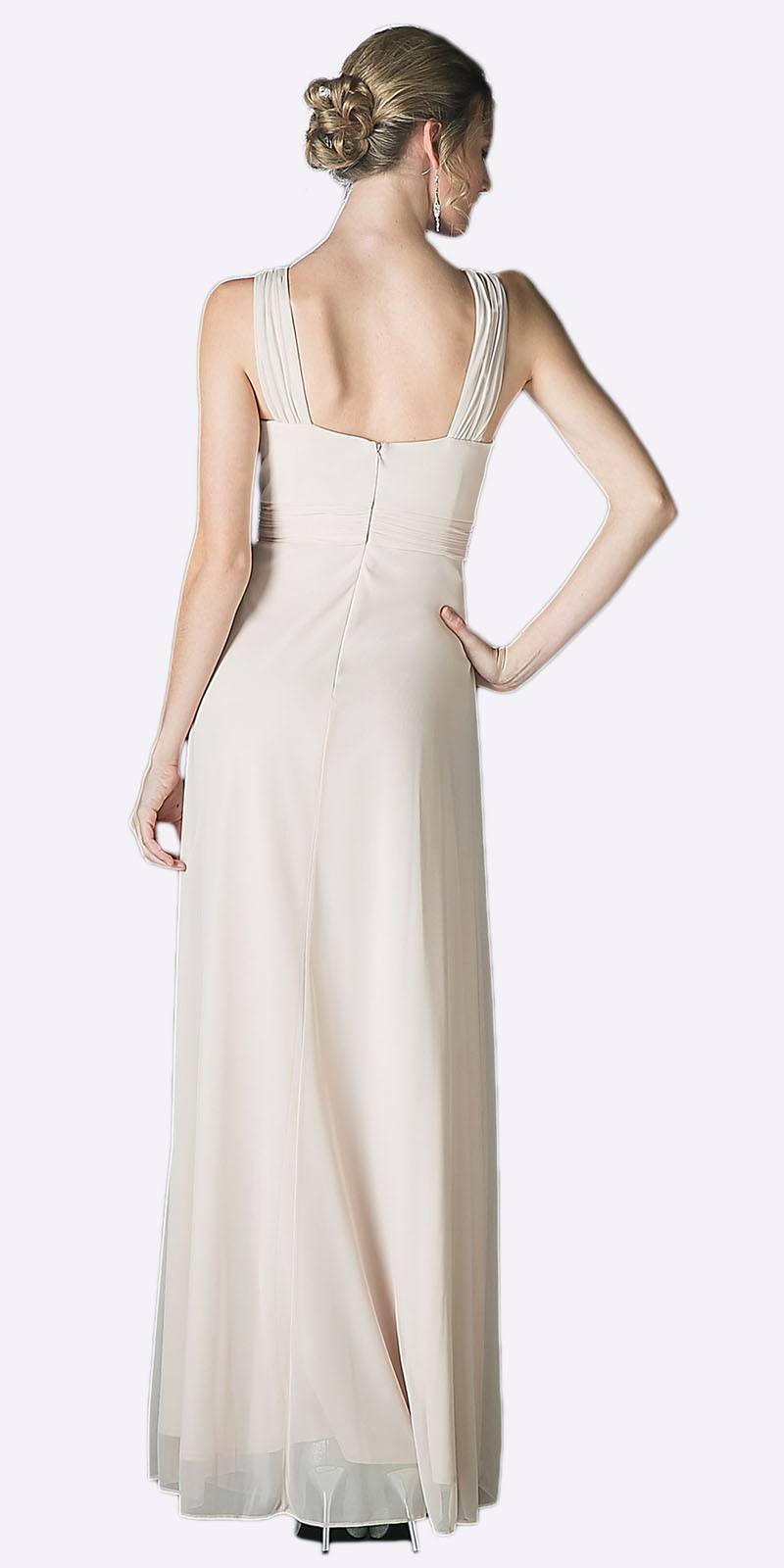 CLEARANCE - Cinderella Divine 3984 Long Chiffon Dress Sleeveless (Size XL) by DiscountDressShop