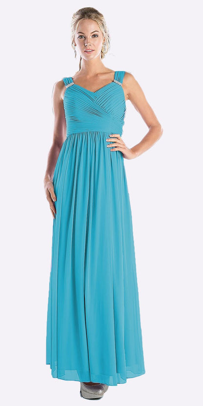 CLEARANCE - Cinderella Divine 3984 Long Chiffon Dress Sleeveless (Size XL) by DiscountDressShop