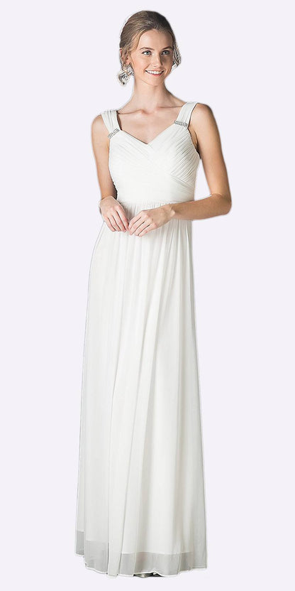 CLEARANCE - Cinderella Divine 3984 Long Chiffon Dress Sleeveless (Size XL) by DiscountDressShop